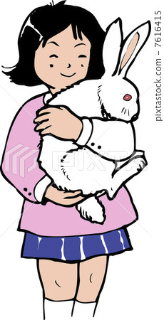 Contact with rabbits 7616415