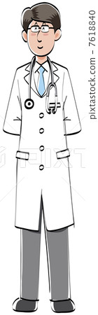 Doctor standing Doctor standing 7618840