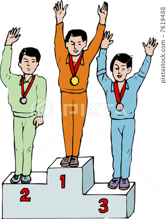 Olympic podium Olympic podium 7619488