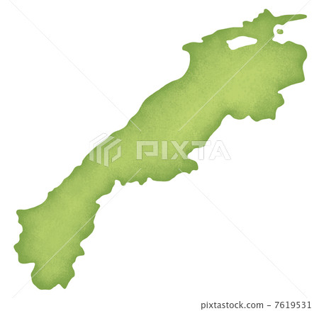 島根縣地圖 7619531