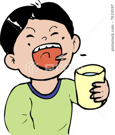 Gargle - Stock Illustration [7619597] - PIXTA