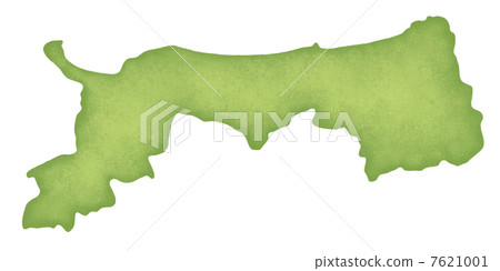 Map of Tottori Prefecture 7621001