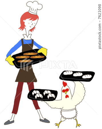 Small white chicken 7621098