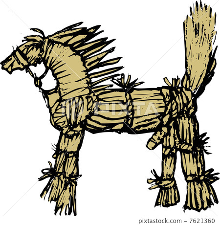 Straw horse 7621360