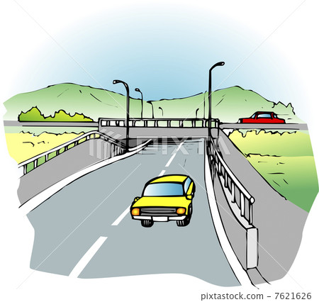Multi-level crossing - Stock Illustration [7621626] - PIXTA