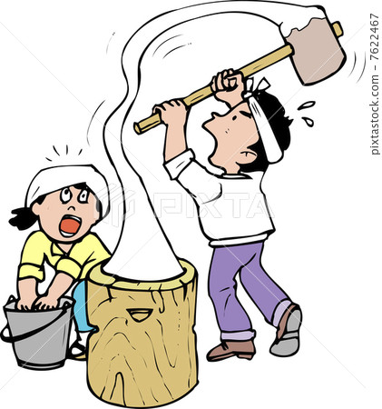 pounding mochi  7622467