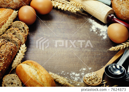 Bread and ingredients Bread and ingredients 7624873