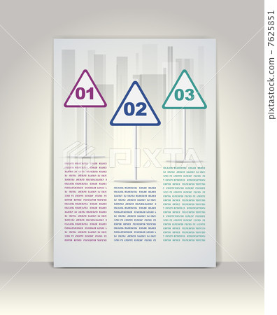 Modern infographics template Modern infographics template 7625851