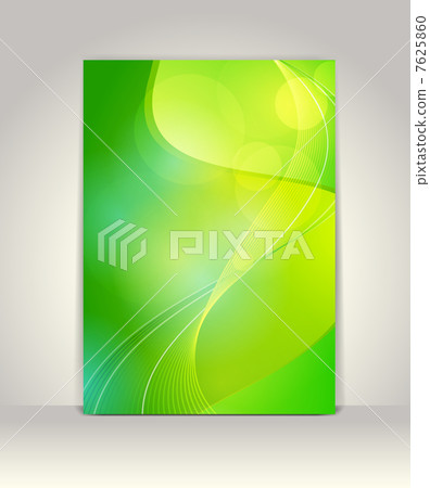 Flyer or brochure template, abstract light background Flyer or brochure template, abstract light background 7625860