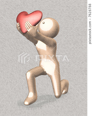 Abstract 3DCG illustration for a proposal 7628788