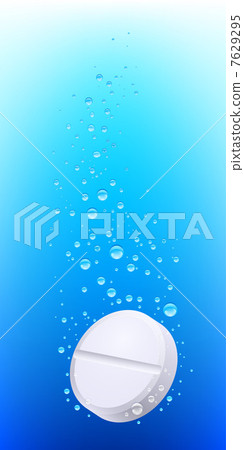 Pill in water 7629295