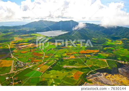 石垣島（石垣島/沖繩縣）的航拍照片 7630144