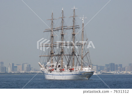 橫濱海岸的帆船風光 7631312