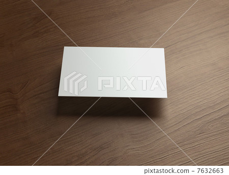 namecard horizontal Front float style wood 7632663