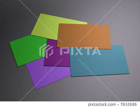 many colorful 2 namecard 7632686