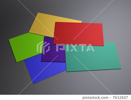 many colorful 4 namecard 7632687