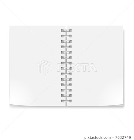 Realistic notebook  7632749