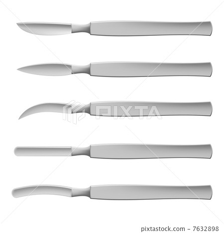Scalpels of metal 7632898