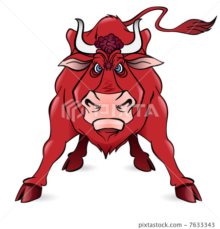 Cartoon Bull 7633343