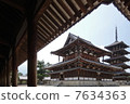 Horyuji Temple and five-storied pagoda 7634363