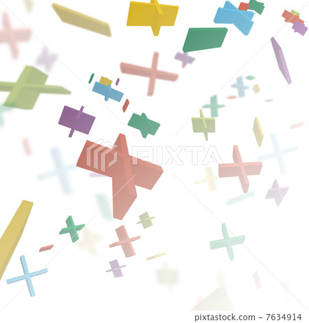 三維符號 三維符號 7634914