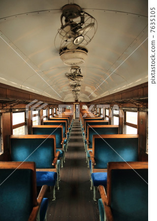 Old style passenger car of Oigawa Railway 7635105