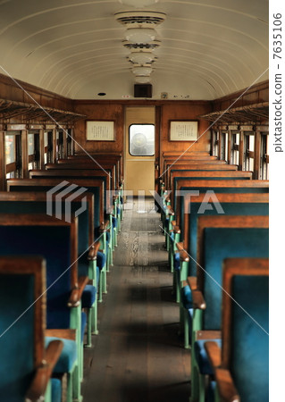 Old style passenger car of Oigawa Railway 7635106