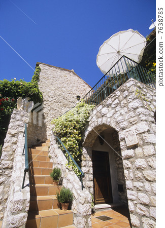 A stone house in Eze village 7638785