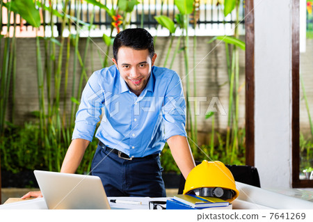 Architect working at home 7641269