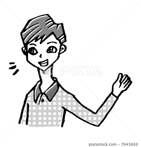 A man who talks 7643688