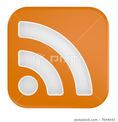 3d RSS Symbol - Stock Illustration [7644041] - PIXTA