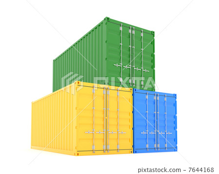 Three cargo container 7644168