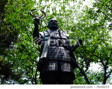 在濱松城堡的德川家康雕像 7648033