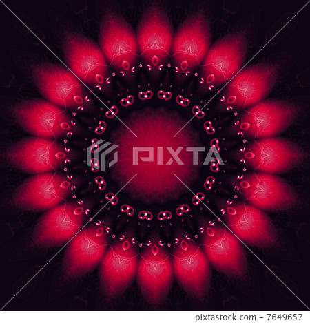 Abstract pattern with bubbles 7649657