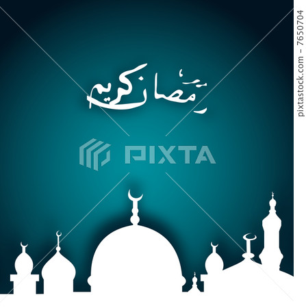 Elegant religious background with beautiful mosque Elegant religious background with beautiful mosque 7650704