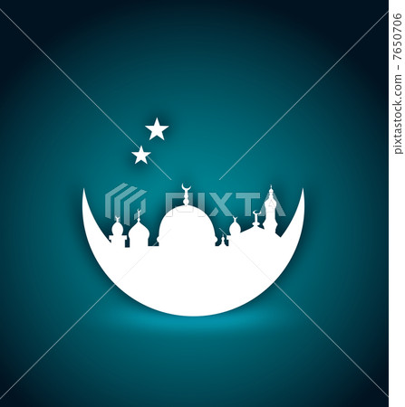 Greeting card for Ramadan Kareem Greeting card for Ramadan Kareem 7650706