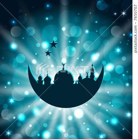Ramadan celebration islamic card with architecture Ramadan celebration islamic card with architecture 7650707
