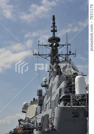 海上自衛隊護航船桅杆 7651178