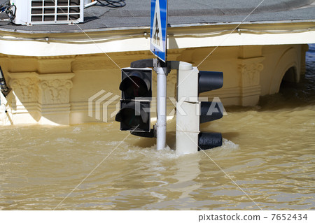 Budapest Hungary Danube Flood 2055 7652434