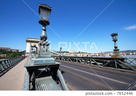 Budapest Hungary Chain Bridge 7652446