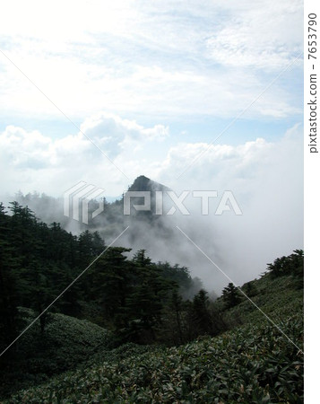 雲天氣的多雲天氣 7653790