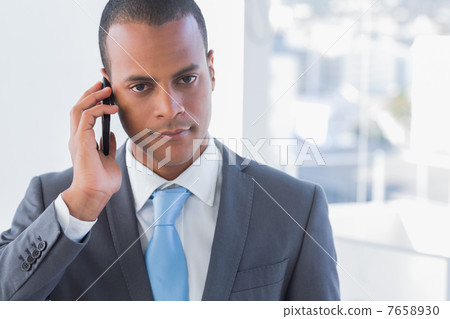 Businessman on a call Businessman on a call 7658930