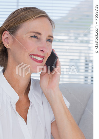 Portrait of businesswoman on the phone Portrait of businesswoman on the phone 7659719
