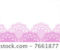 Lace's cute background material 7661877