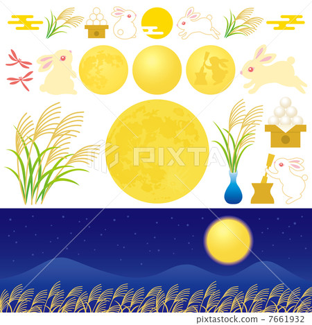 Tsukimi advertisement illustration 7661932