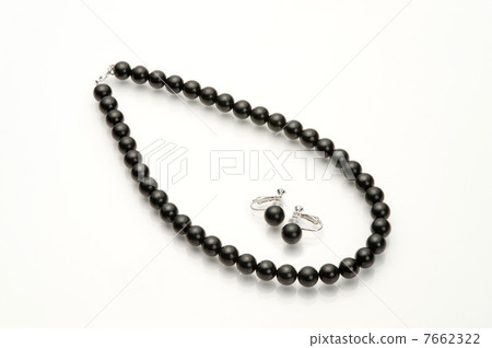 Black pearl necklace Black pearl necklace 7662322