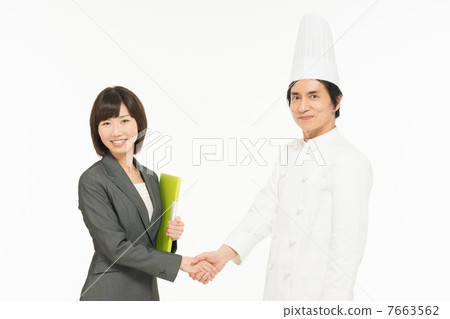 Chef and business woman 7663562