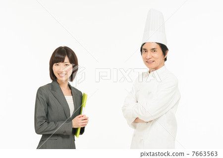 Chef and business woman 7663563