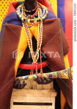 South African Ndebele ethnic costume South African Ndebele ethnic costume 7665143