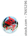 New Year card postcard Size template 7665296